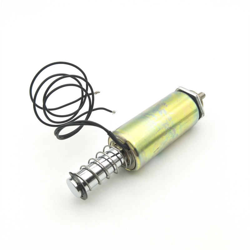 DC 12/24V 10mm 300g Push Pull Type Tubular Motion Solenoid Electromagnet