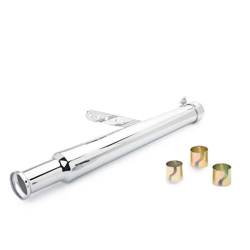 Universal Chrome Motorcycle Mufflers Silencer Motorbike Exhaust Pipe Megaphone Style For Chopper For Bobber Cafe Racer
