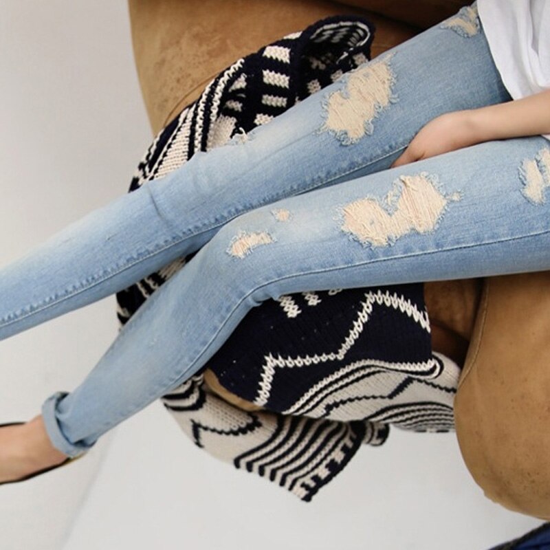 Barselshuller elastiske jeansbukser graviditet denim tøj gravide mavebukser 88 m09