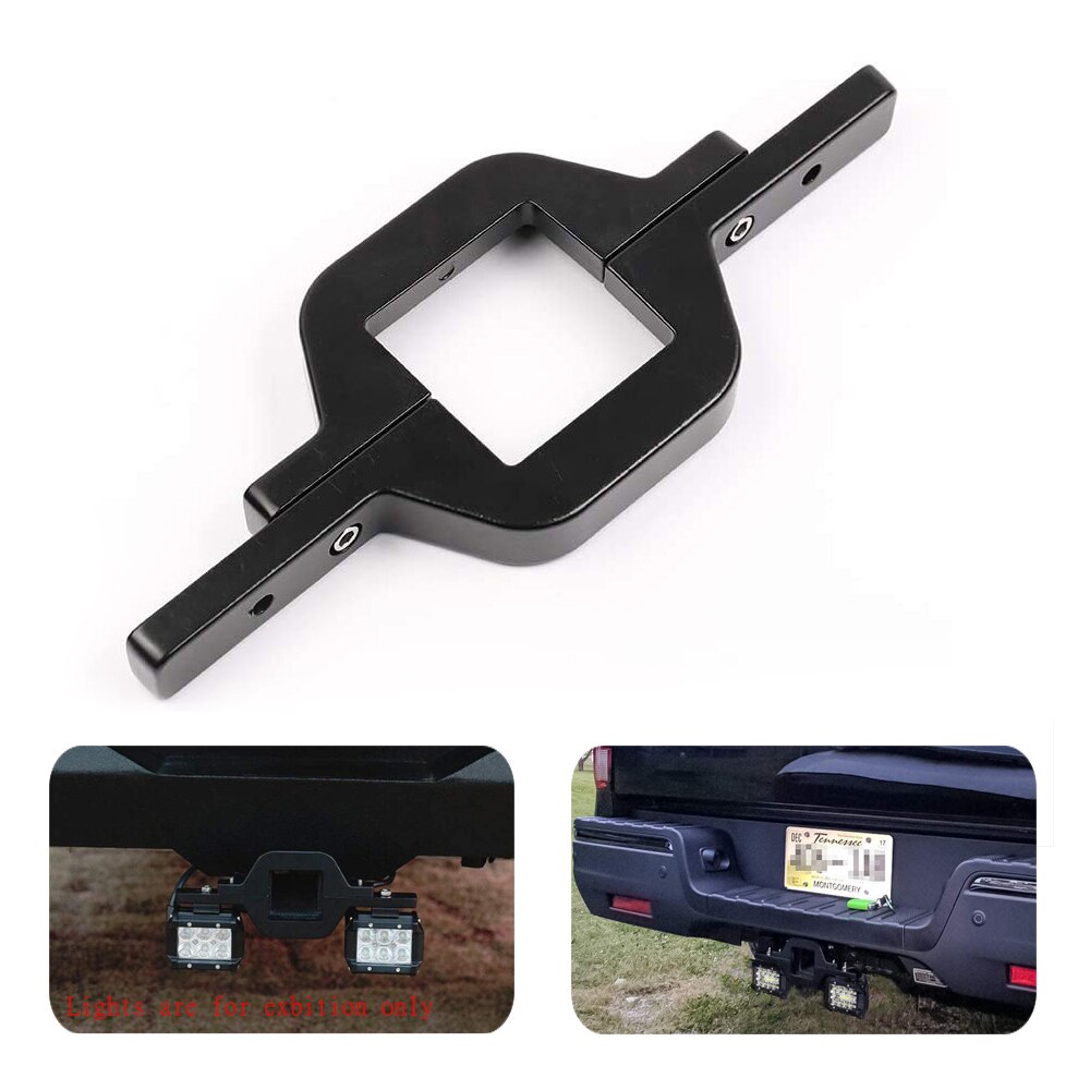 Universal Car Truck SUV Trailer Tow Hitch Mounting Bracket Holder Towing Bar Tube Light Clamp