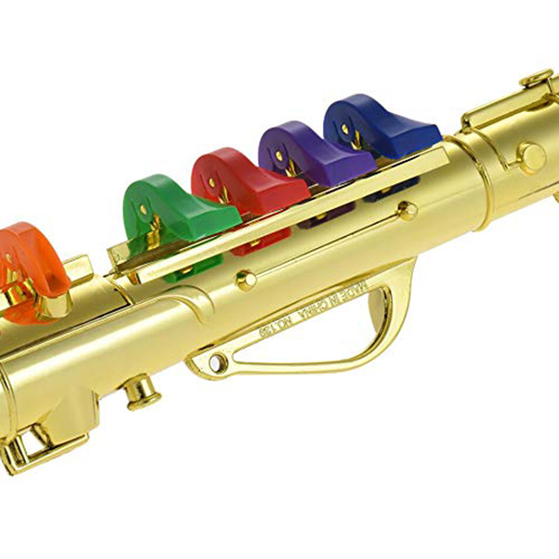 Saxofoon Muziekinstrument Props Muziek Tool Kinderen Simulatie voor Kids Kind Goud