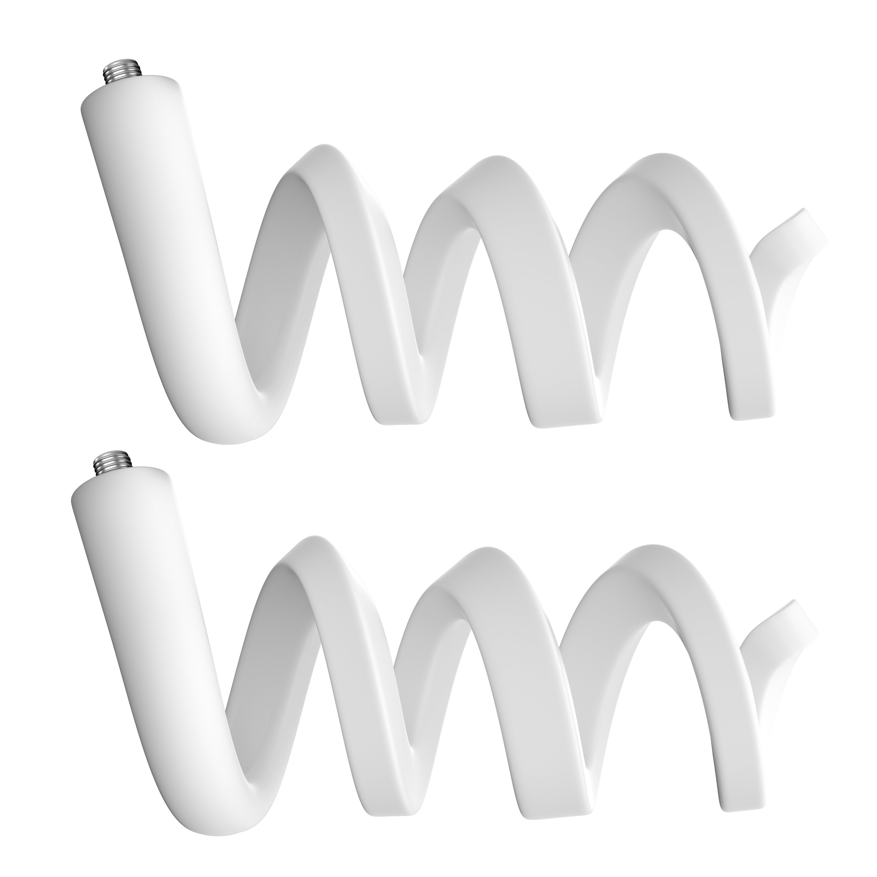 Twist mount kompatibel med arlo pro / pro 2 ultra / pro 3 arlo go / arlo sikkerhedskamera fleksibel justerbar twist wall mount: Hvid 2 stk