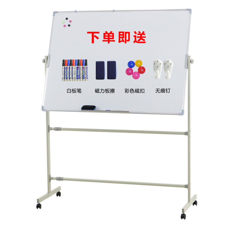 Mobiel klein schoolbord Whiteboard Groen bordbeugel Dubbelzijdig magnetisch thuiskantoor Onderwijs Graffiti Schrijven