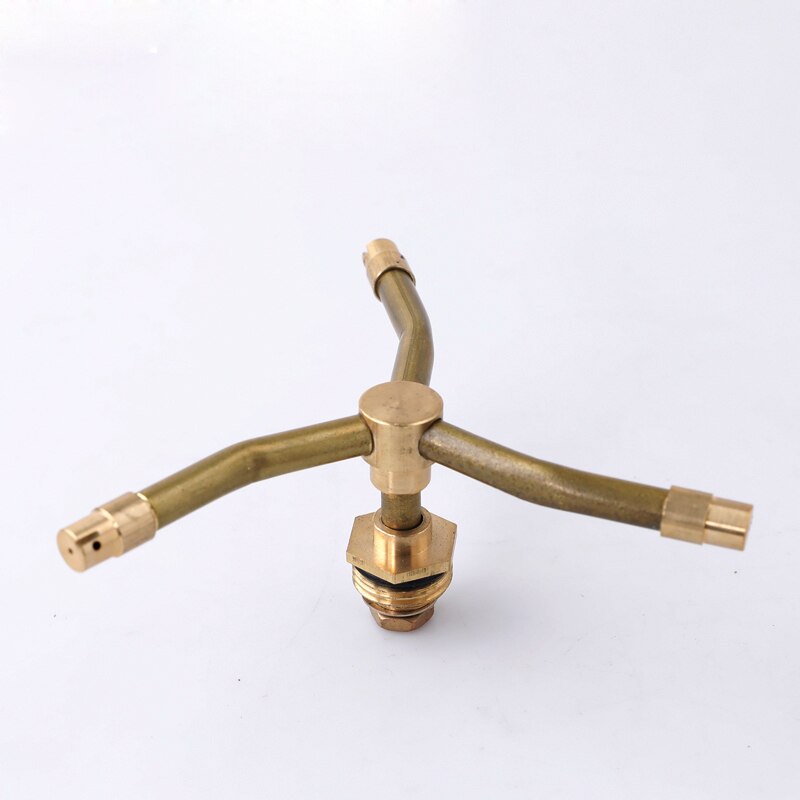 3/4 ramię miedziany zraszacz obrotowy automatyczny zraszacz na trawnik ogrodowy zraszacze wodne podlewanie nawadnianie narzędzie robić ogrodu domowego