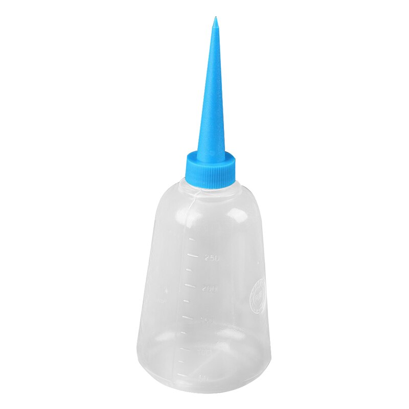 250Ml Clear Lege Naald Dropping Fles Voor Vloeibare Lijm Squeeze Applicator Bijvullen Pipet