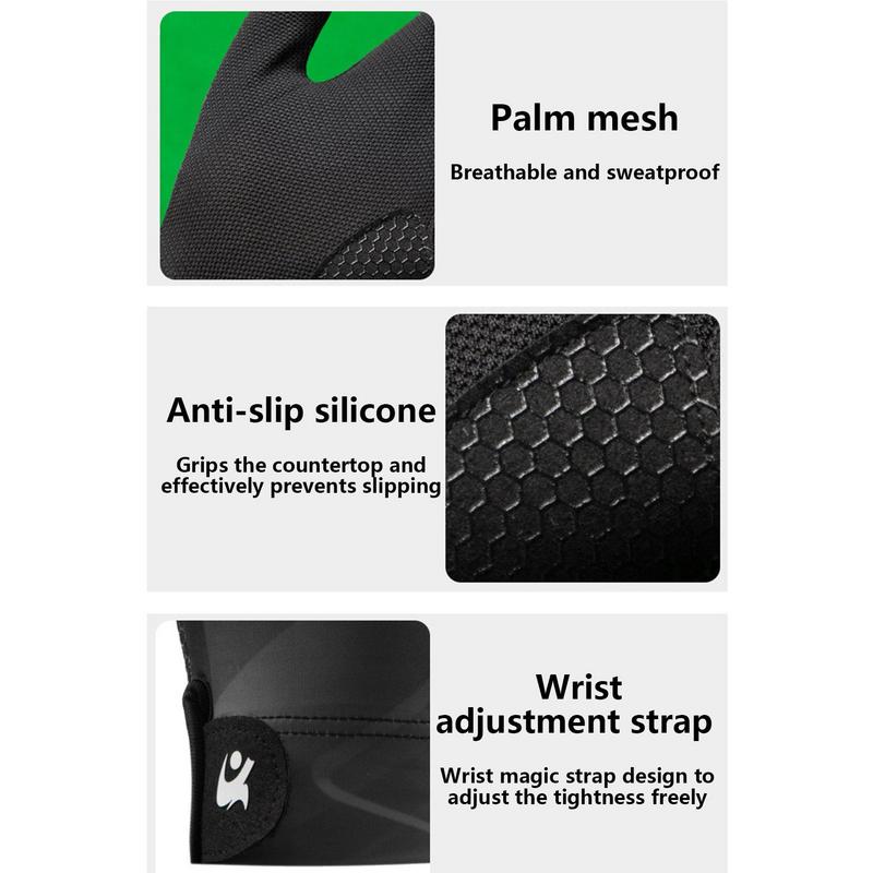 Guante de LICRA antideslizante para entrenamiento, accesorio de licra, elástico, para mano izquierda y derecha, 1 piezas