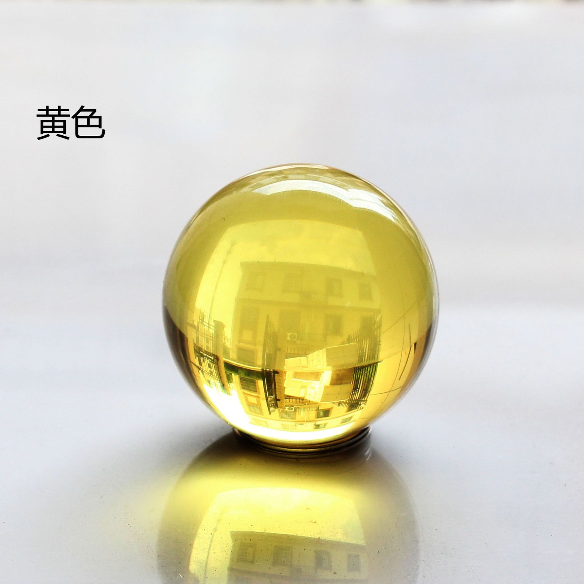 8 styles 40/50mm colour Clear Glass Crystal Ball model for Photography Props Home Decoration: 40mm / E