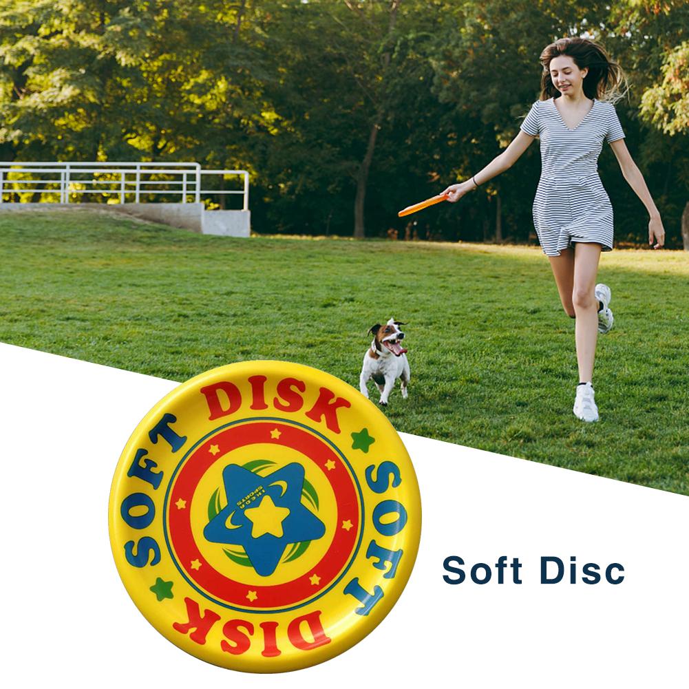 Sport myk flyvende disk myk flygende tallerken barneleker sikkerhet pu skummende flyvende disk utendørs strand flyvende disk underholdning leker
