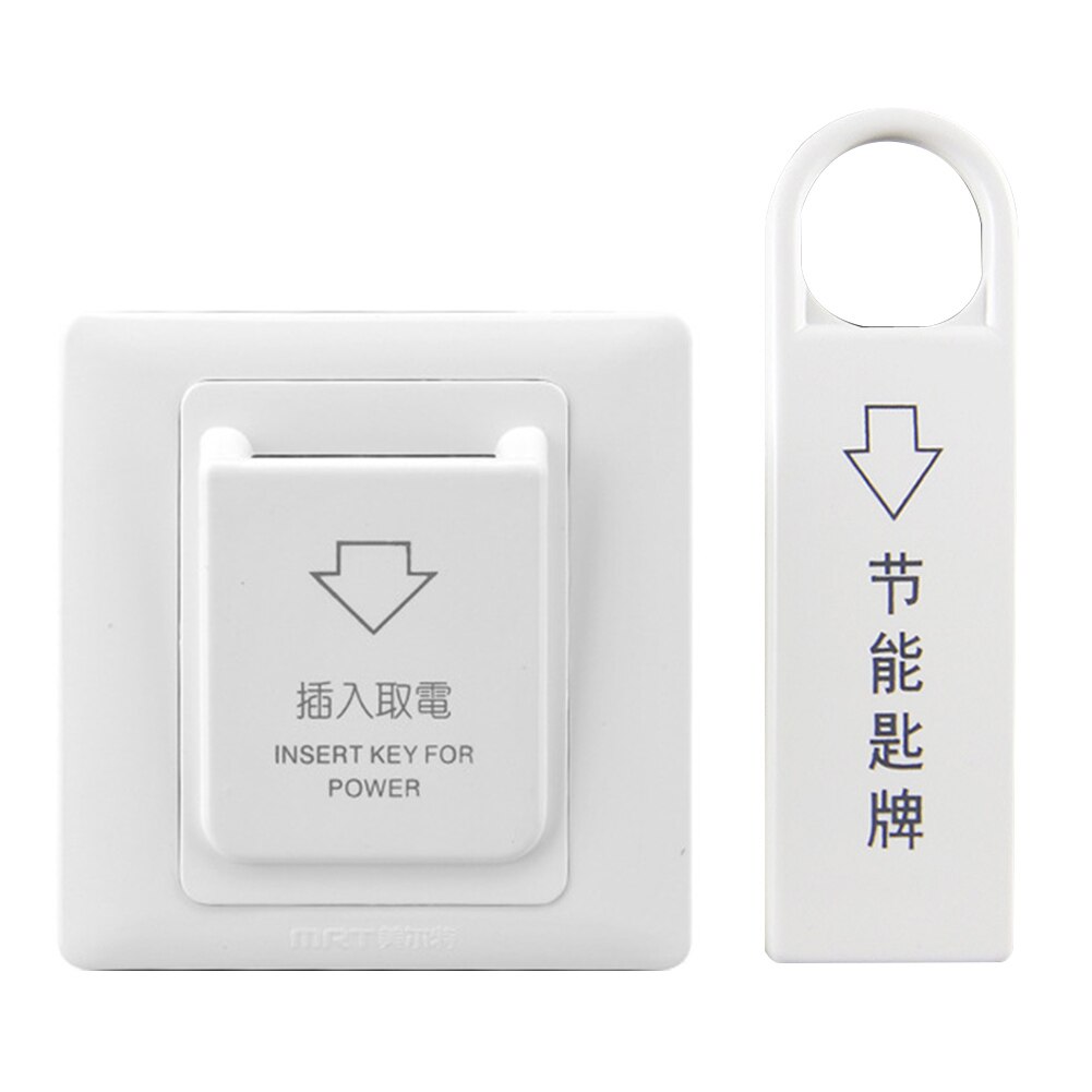 Hotel Smart Power Key Insert Panel Home Intelligent Switch Fireproof PC Magnetic Card Energy Saving On Off Indoor