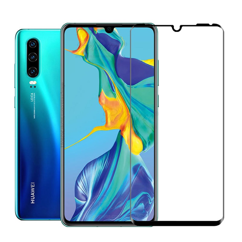 Volledige Dekking Gehard Beschermende glas op Voor huawei p30 Lite Screen Protector glas voor huawei huawey p 30 lite licht film 9 h