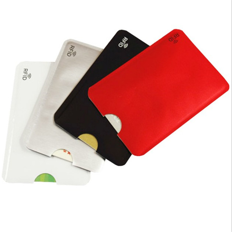 Porte-cartes de crédit en métal 10 pièces/ensemble, Protection de sécurité intelligente Anti-vol, étui pour carte d'identité bancaire, blocage Rfid