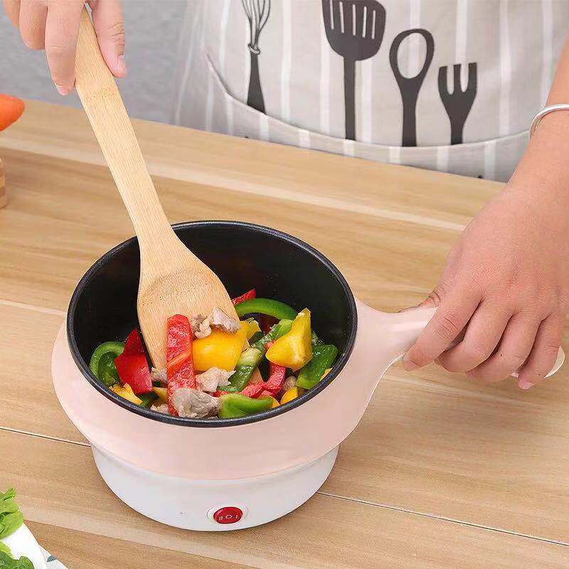 Students' electric cooking pan electric frying pan dormitory Shenqi electric cooker small electric frying pan multifunctional