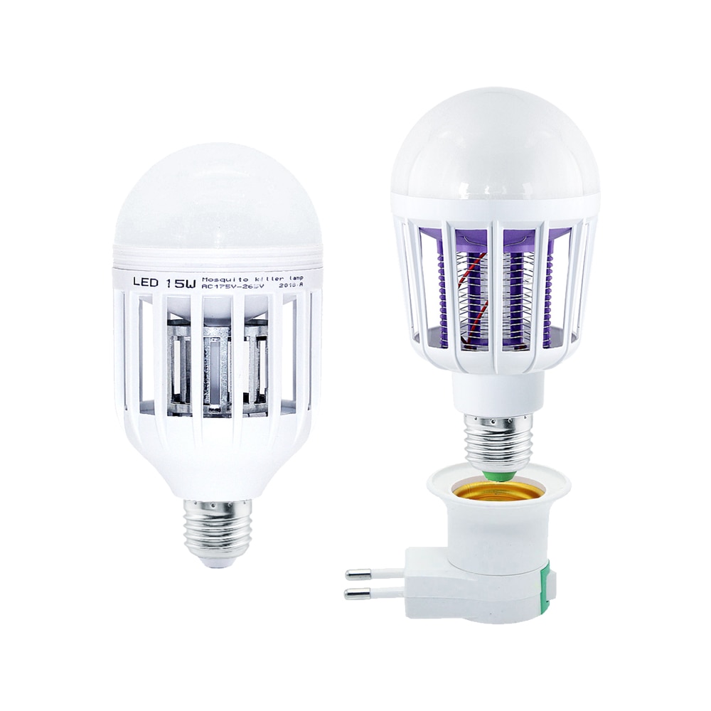 9W 15W Elektronische Muggen Killer Lamp Ac 220V E27 Led-lampen Thuis Indoor Verlichting Office Slaapkamer anti-Muggen Lichten