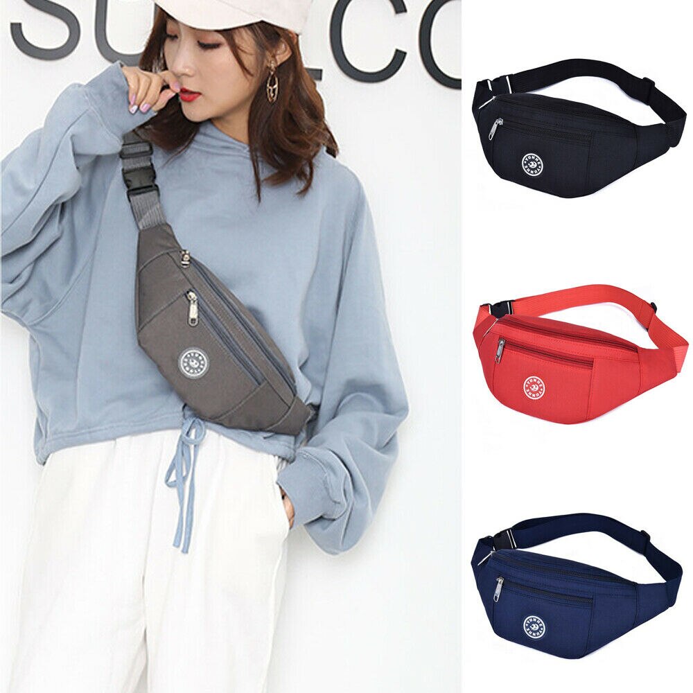 Riñonera a la para ciclismo en 4 colores, para hombre y mujer, riñonera de viaje, cartera deportiva