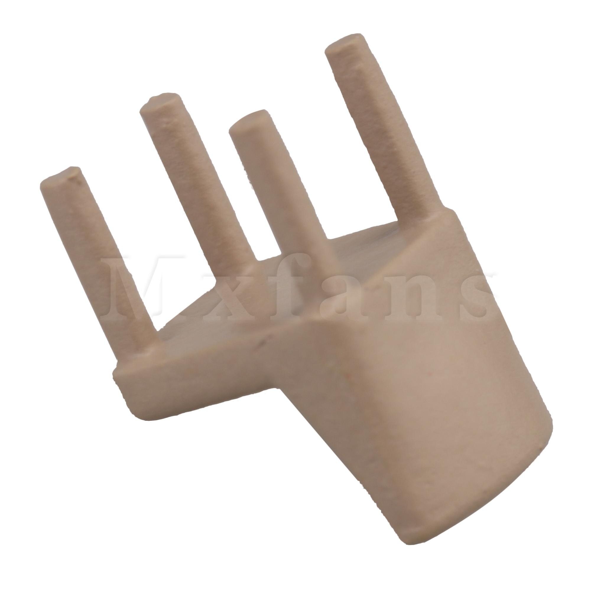 20 Pieces Khaki Plastic Miniature Y6 Model Chair 1:75 Scale 9.6x9.8x15mm