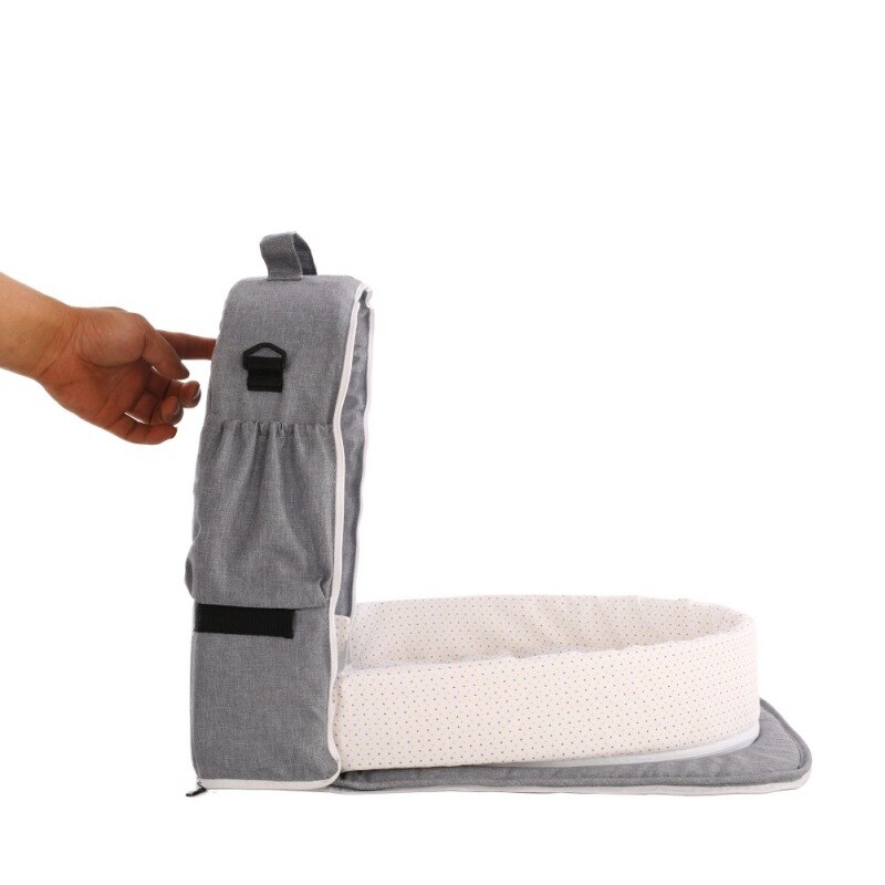 Moisés portátil plegable para bebé, cama de viaje para interior, mochila transpirable, cesta de dormir infantil