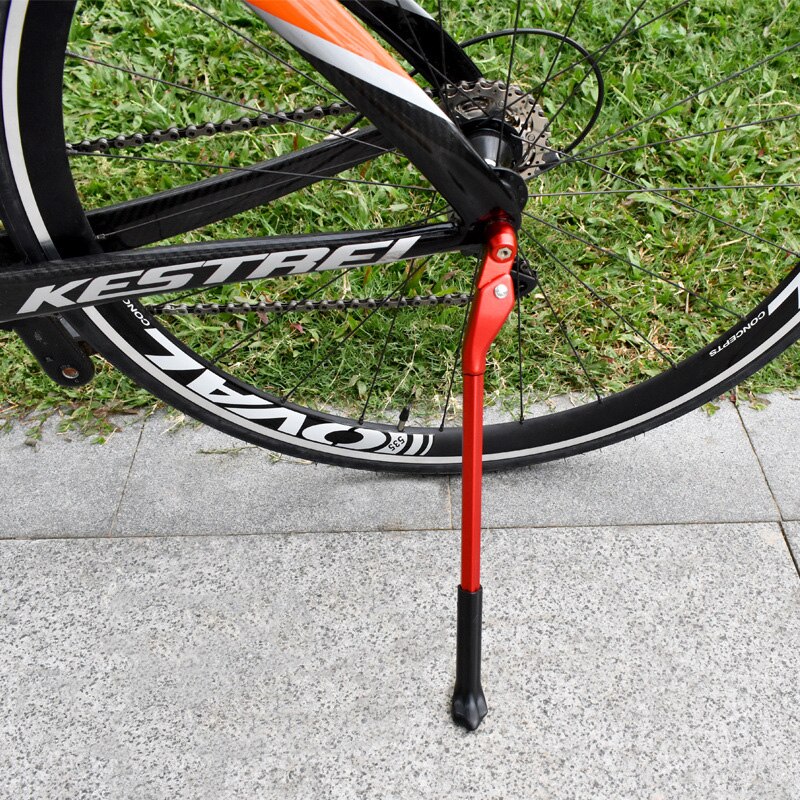 Adjustable Quick Release Aluminum Alloy Bicycle Kickstand for 26/27.5/29 Inches /700C Anti-slip Bike Stand Bike Kickstand