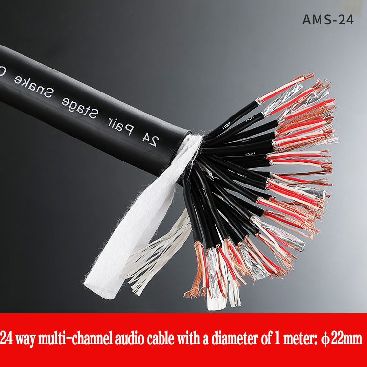 Multichannel Cable 2/4/8/12/16/24 Way Multi-core Audio Stage Signal Mixing XLR Male /Female Rainbow Cable ﻿: green / 1.5m