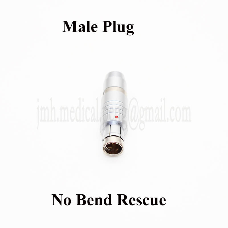 Compatibile Fischer 102 0F M9 2 3 4 5 7 9 spillo Impermeabile spingere-tiro autobloccante Mezzaluna libera Maschio Femmina Spina Connettore rotondo: Grigio scuro / Sotto 5 Pz / 5P