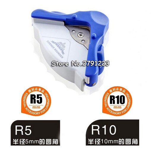 1Pc R5 R10 Hoeksnijder Rounder Punch Card Fotopapier Cutter Tool Blauw Corner Rounder hoeken Papier Gereedschap
