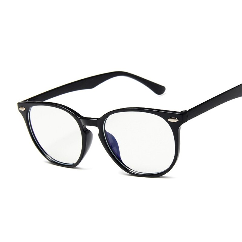 Gafas transparentes con monturas de óptica falsa para mujer, lentes transparentes para miopía, gafas para ordenador