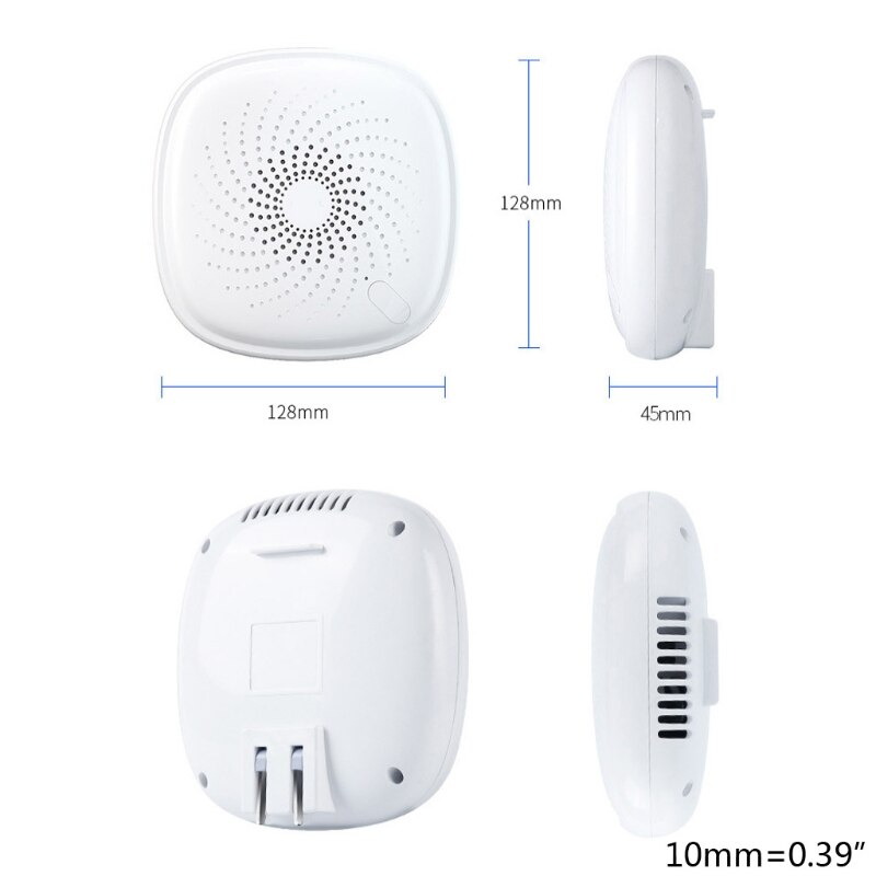 Home Room Air Cleaner Ozone Generator Air Purifier Remove Formaldehyde Smoke Dust Purification Small Household Appliance