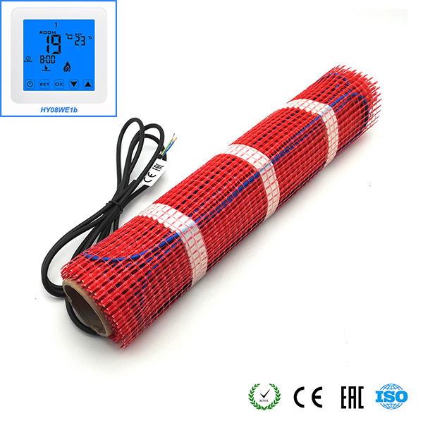 Minco heat 2m x 50cm laatan alla sementin lämmin lattialämmitysmatto 230v 150w:  hy08we-1b: n kanssa