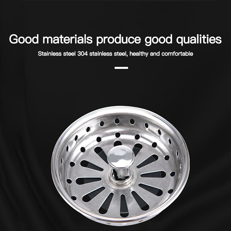 Rvs Spoelbak Zeef Stopper Afvoerputje Multifunctionele Haar Plug Afval Plug Home Keuken Badkamer Gereedschap