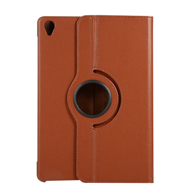 iBuyiWin 360 Degree Rotating Smart PU Leather Cover for Huawei MediaPad M6 10.8 Tablet Funda Case for M6 Pro 10.8" Capa+Film+Pen: brown