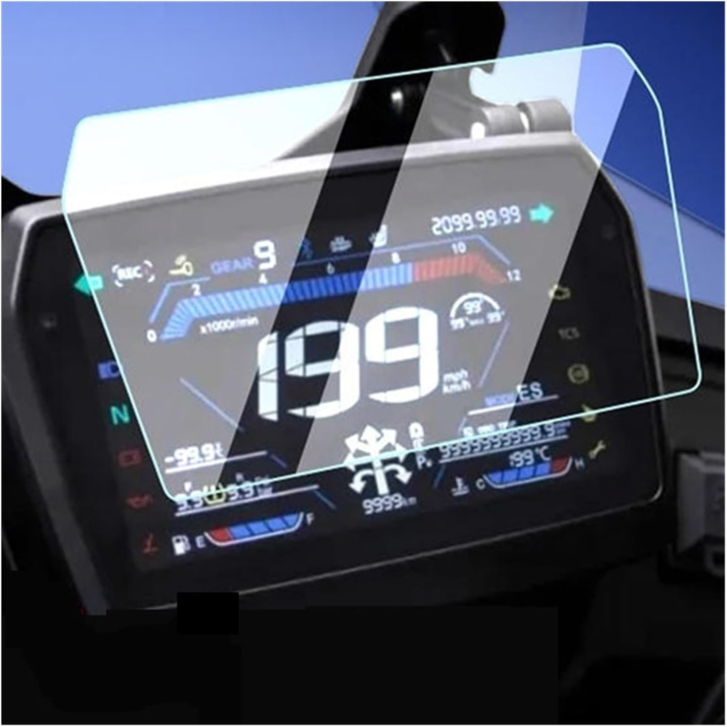 HD-Displayschutzfolie für Voge DS525X 625X 900X SR4 MAX SR250GT Armaturenbrett, gehärtetes Glas, matt, blendfrei