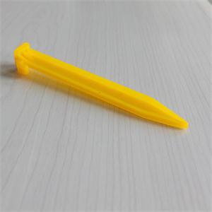 10 st / påse utomhus camping tält insatser pinnar stift trip plast abs tunga tältspikar