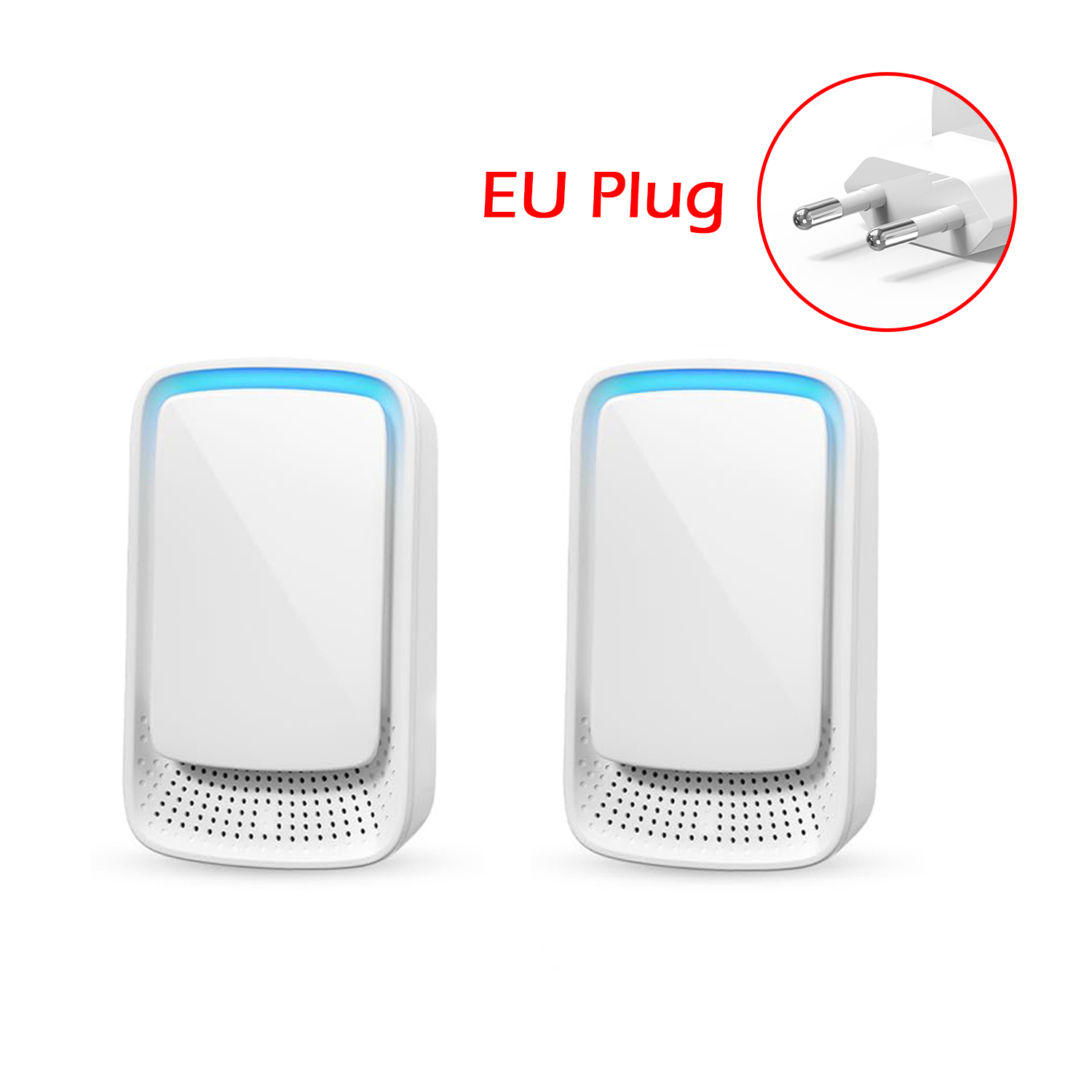 Purificador de aire enchufable, ionizador, purificador de aire, tecnología de iones negativos para el hogar, funcionamiento silencioso para dormitorio, Mini aire limpio para mascotas: Borgoña