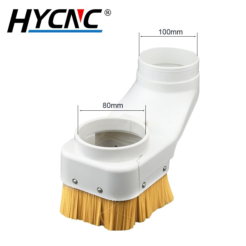CNC Nylon Dust Cover Collection Brush 70 75 80 85 90 100mm Spindle Removal Brush Woodworking Engraving Roller Dust Cover: 80mm