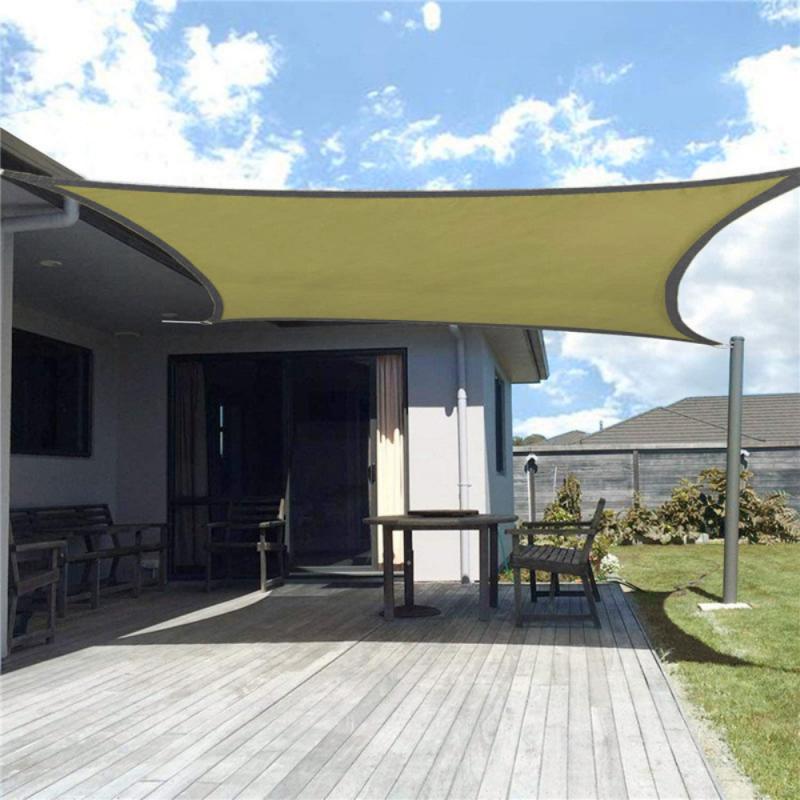 Waterproof Awning Sunshade Backyard Sun Shade Sail For Outdoor Garden Beach Camping Patio Pool Sun Canopy Tent Sun Shelter