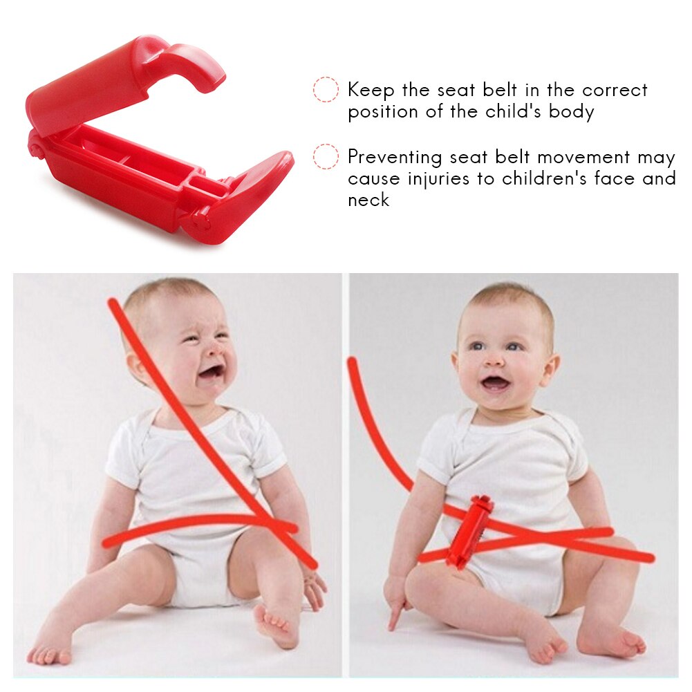 2 stk/parti barn baby autostol sikkerhedssele fastgørelsesclips spænde børn småbørnsrem fast lås sikkerhedsbeskyttelse låseclips