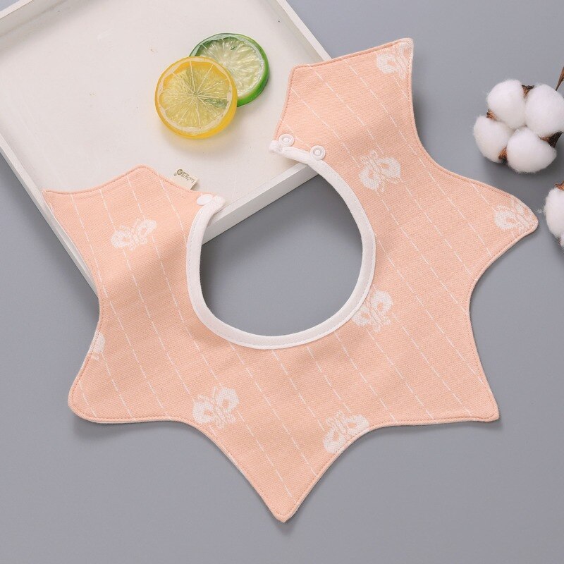 Baby Bandana Lätzchen Wasserdichte Baumwolle Karikatur Schmetterling Stern Kleinkind Mädchen Fütterung Lätzchen Babador Dribbeln Lätzchen Neugeborenen Baby Spucktuch