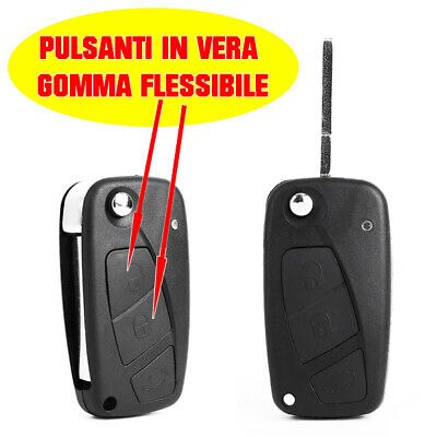 Afstandsbediening Sleutel 3 Knop Shell Cover Compatibel Met Fiat Panda Ducato Punto 99 S0270 Verzonden Uit Italië