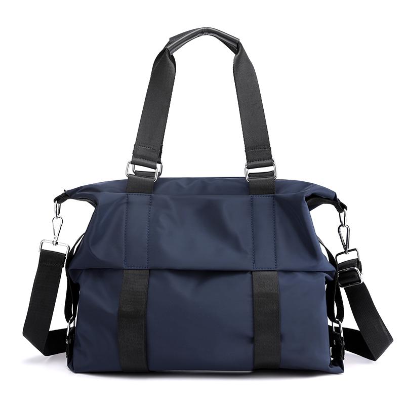 lässig Frauen Reisetasche Große Kabine Umhängetasche Nylon Weibliche Wasserdichte Schulter Tasche reisen taschen und gepäck für frauen: Blau
