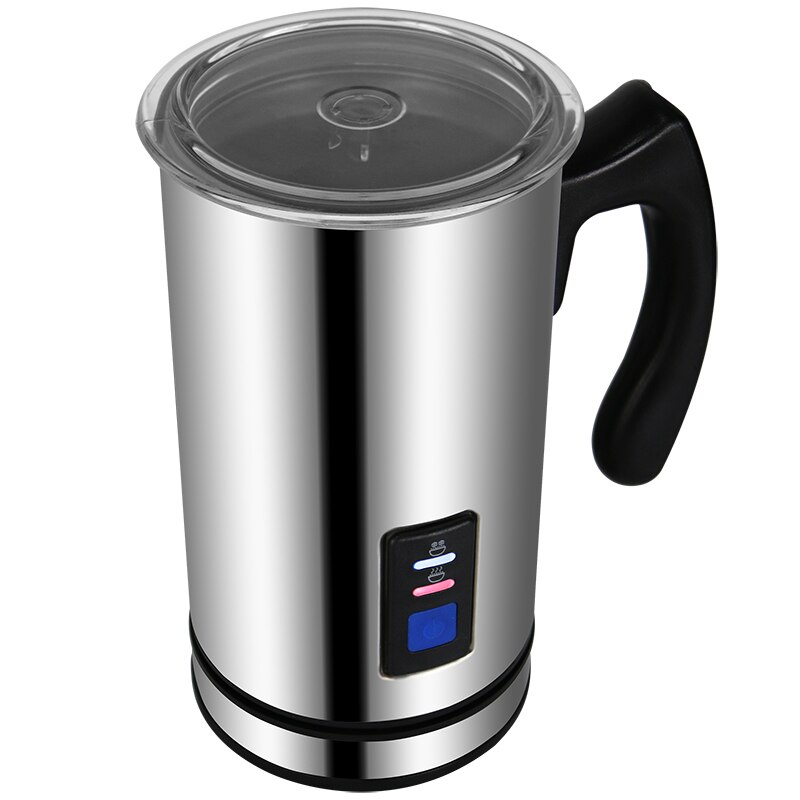 Mælkeskummer dampskummer elektrisk skummer til blødt skum, automatisk kold mælkevarmer med to piskerisvarmer og cappuccino maker