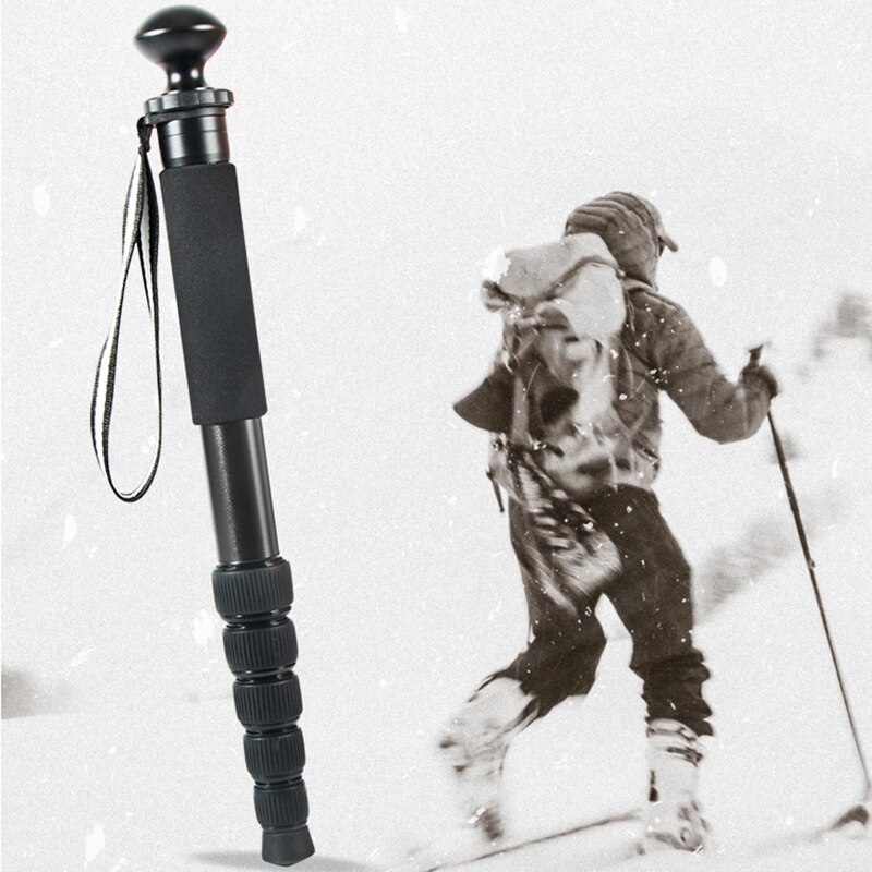 BEXIN P306A Camera Stand Monopod Tripod Travel Photography Aluminum Walking Stick Monopod for Dslr Camera Video