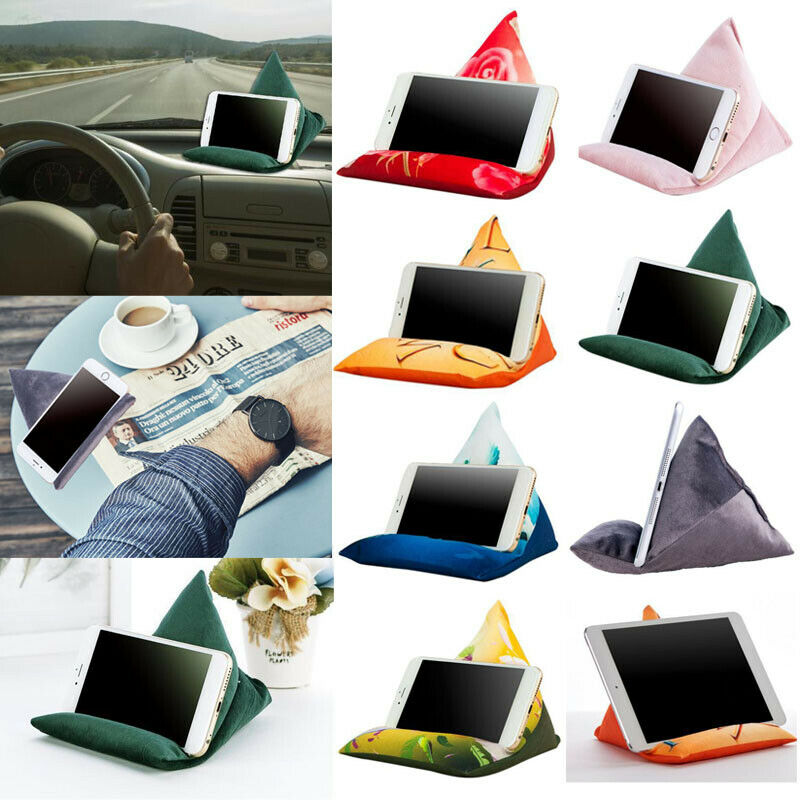 Blød trekant pudeholder tablet telefonholder ipad tablet telefon e-læsere dropshiping