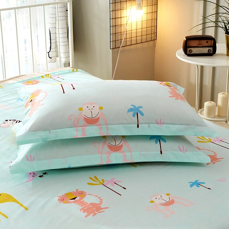 OLOEY cotton pillowcases thickened children cotton pillow cover 1pc household 30x50cm 40x60cm: 3 / 30x50cm 1pc