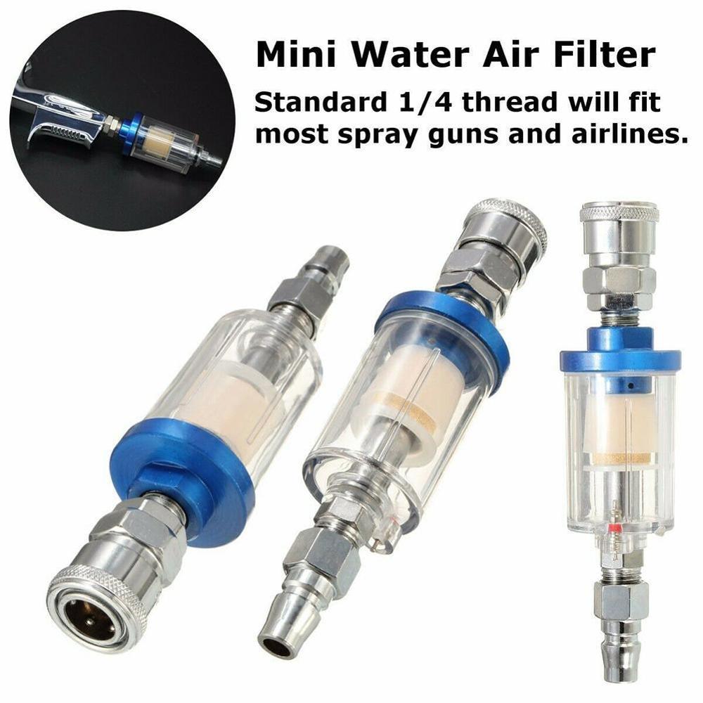Sprøjtepistol luftregulator måler in-line vandlås filterværktøj jp/eu/us adapter pneumatisk sprøjtepistol tilbehør