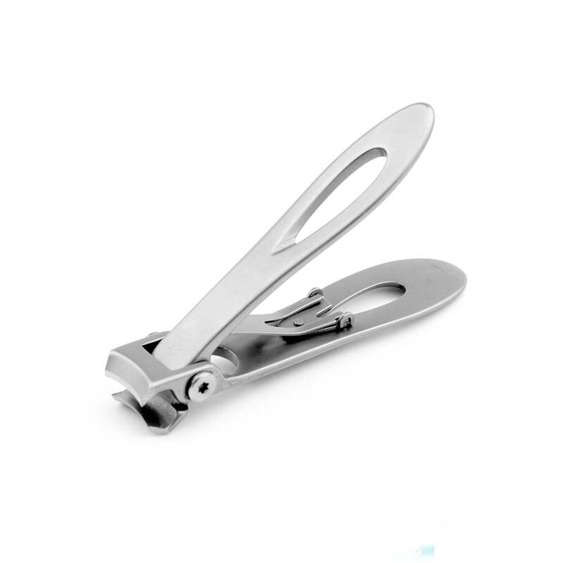 Wide Jaw Opening Nail Clippers Trimmer Stainless Steel Nail Cutter Clippers Manicure Nail Cutter Pedicure Finger Toe Scissors: small silver