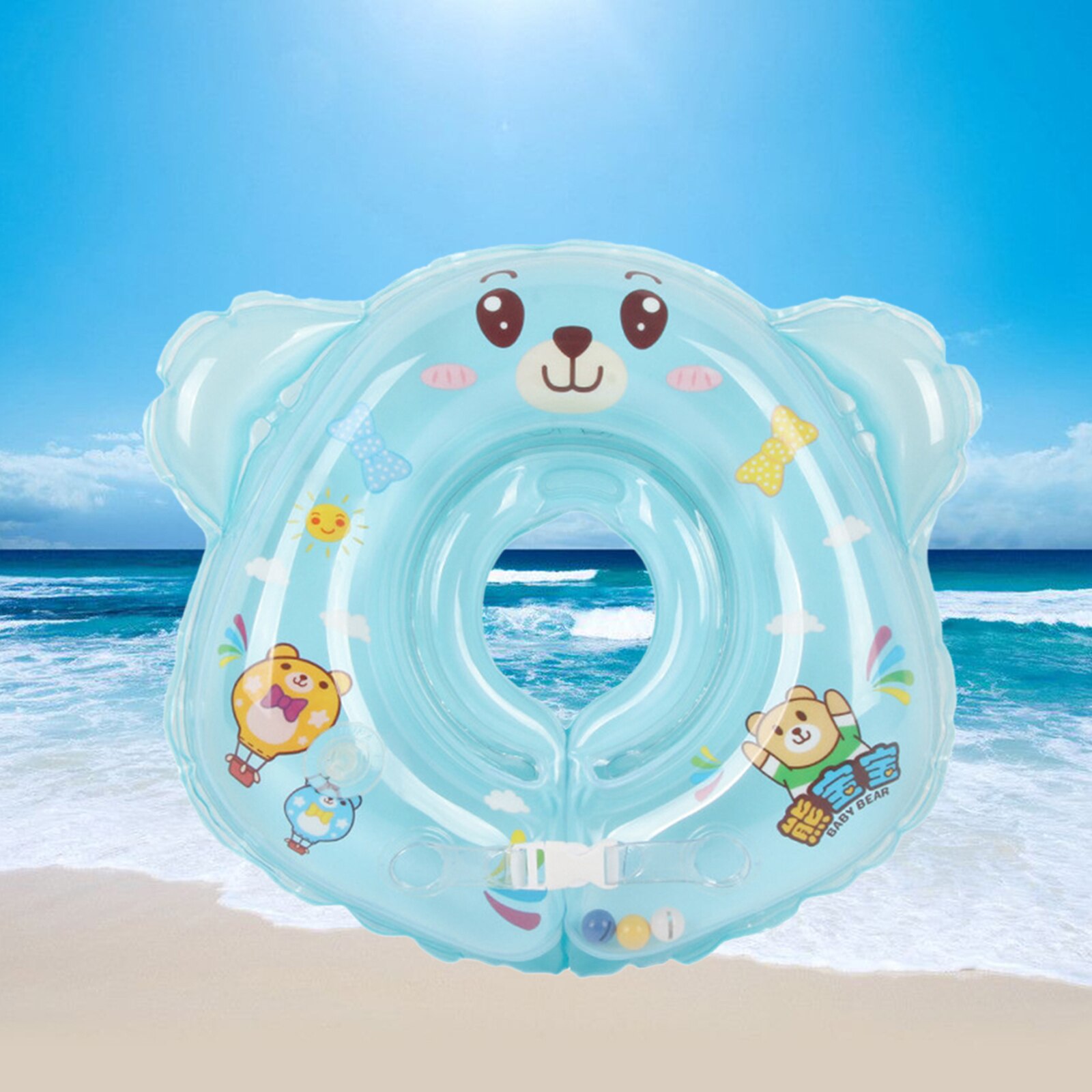 Opblaasbare Baby Zwemmen Float Kinderen Hals Ring Trainer Bad Zwembad Speelgoed
