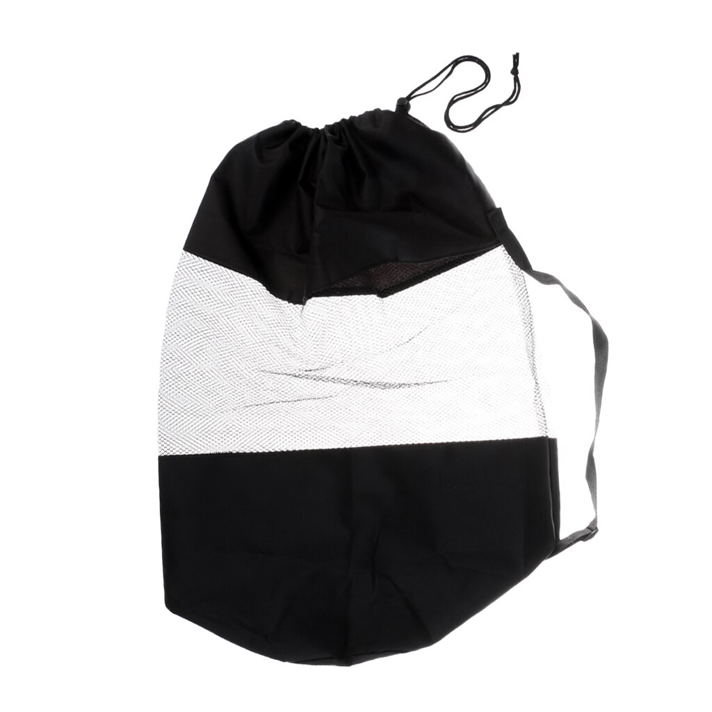 Sukelluslaukku vahva verkkokassi kassi kiristysnyörillä säilytyspussi sukeltamiseen snorkkeli uinti surffaus urheilu 62 x 25.8cm