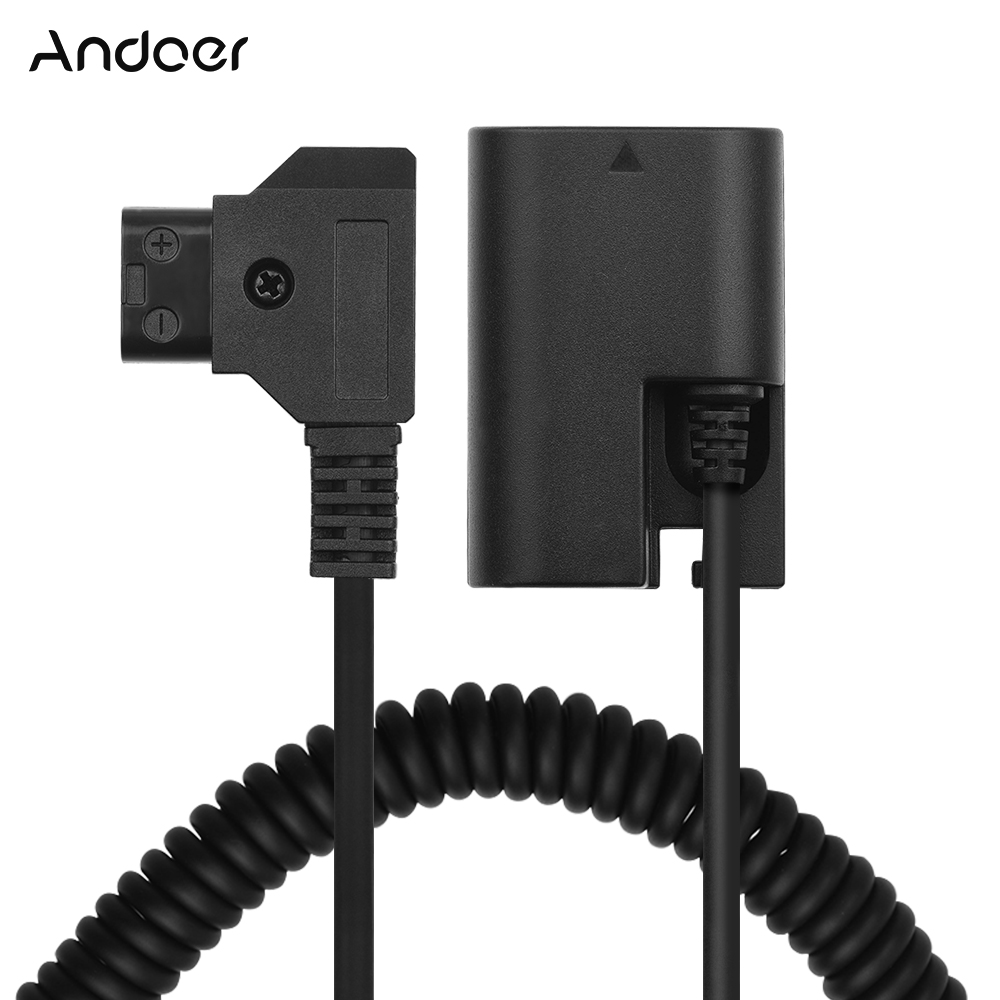 Andoer D-Tap naar NP-FZ100 DC Coupler Adapter Volledig Gedecodeerd Dummy Batterij Accessoire voor Sony A9 A7R3 A7M3 A7S3 a7III Camera 'S