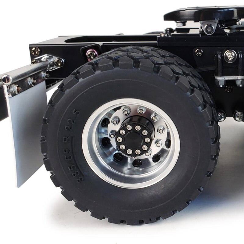 4 Stuks Rubber All-Terrain Banden Wheel Banden Dikker Verbreden 30Mm Voor 1/14 Tamiya Tractor Truck Rc Auto