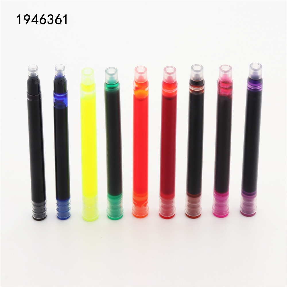 5 pcs kleuren inkt vulpen draagbare pen inkt is niet pijn pen Inkt refill cartridge school kantoorbenodigdheden