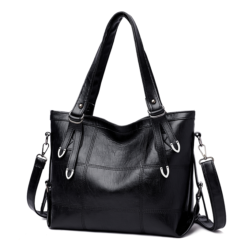 Bolso de hombro para mujer, bolso para mamá, piel sintética suave, cierre con cremallera, uso diario o trabajo estilo casual